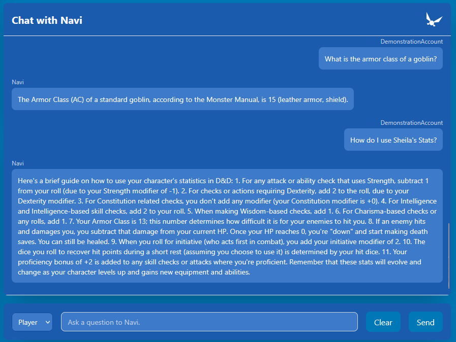 Asking custom questions